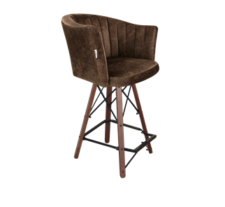 Полубарный стул SHT-ST42-1 / SHT-S80-1 (кофейный трюфель/темный орех/черный) в Глазове
