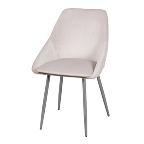 Мягкий дизайнерский стул Мартин СРП-063 эмаль бриллиант Веллюто бежевый в Сарапуле