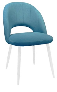 Обеденный стул 217 V16 голубой/белый в Ижевске