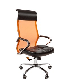 Кресло CHAIRMAN 700 сетка, цвет оранжевый в Глазове