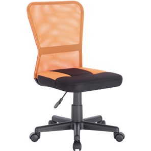 Офисное кресло Brabix Smart MG-313 (без подлокотников, комбинированное, черное/оранжевое) 531844 в Ижевске