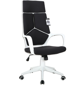 Офисное кресло Brabix Premium Prime EX-515 (пластик белый, ткань, черное) 531812 в Сарапуле