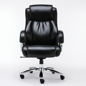Офисное кресло Brabix Premium Status HD-003 (рециклированная кожа, хром, черное) 531821 в Глазове