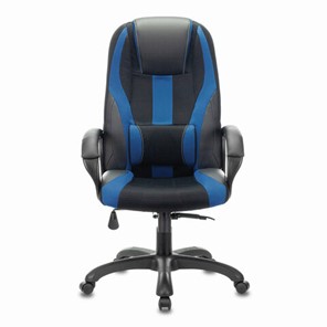 Компьютерное кресло Brabix Premium Rapid GM-102 (экокожа/ткань, черное/синее) 532106 в Глазове
