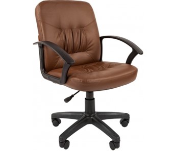 Офисное кресло CHAIRMAN 651 ЭКО коричневое в Глазове