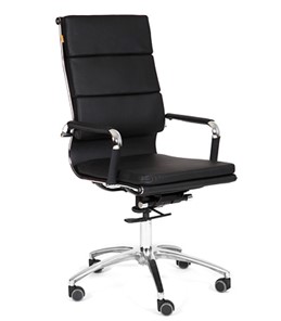 Кресло офисное CHAIRMAN 750 экокожа черная в Глазове