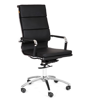 Кресло офисное CHAIRMAN 750 экокожа черная в Глазове - изображение