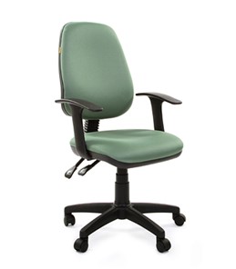 Офисное кресло CHAIRMAN 661 Ткань стандарт 15-158 зеленая в Сарапуле - предосмотр