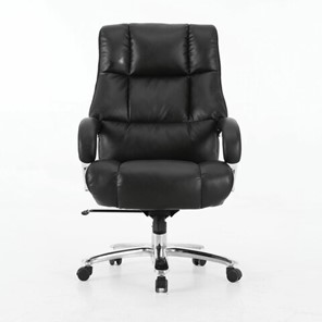 Компьютерное кресло Brabix Premium Bomer HD-007 (рециклированная кожа, хром, черное) 531939 в Глазове