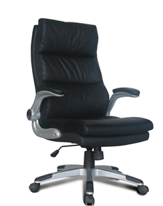Офисное кресло BRABIX "Fregat EX-510", рециклированная кожа, черное, 530863 в Ижевске