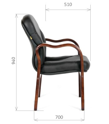 Кресло CHAIRMAN 658 Натуральная кожа черный в Сарапуле - изображение 2