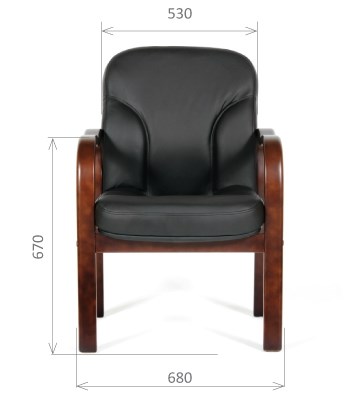 Кресло CHAIRMAN 658 Натуральная кожа черный в Сарапуле - изображение 1