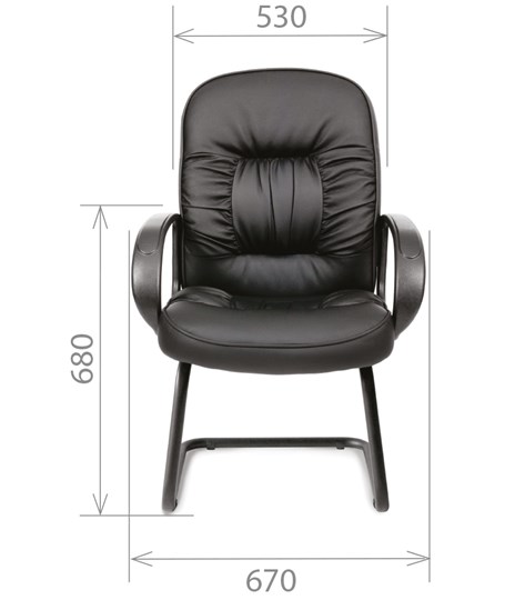 Компьютерное кресло CHAIRMAN 416V экокожа черная в Сарапуле - изображение 1