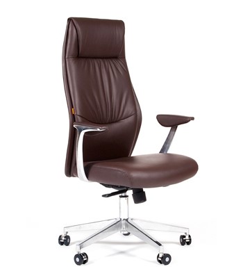 Офисное кресло CHAIRMAN Vista Экокожа премиум коричневая (vista) в Глазове - изображение