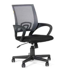 Офисное кресло CHAIRMAN 696 black Сетчатый акрил DW63 темно-серый в Ижевске