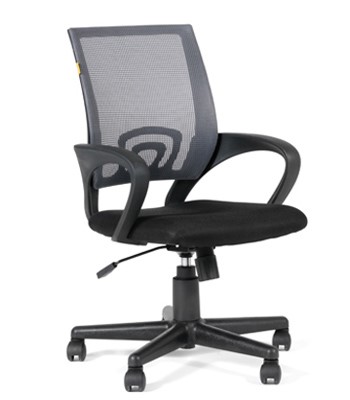 Офисное кресло CHAIRMAN 696 black Сетчатый акрил DW63 темно-серый в Глазове - изображение