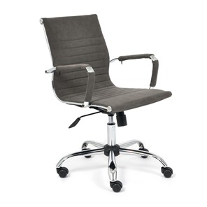 Компьютерное кресло URBAN-LOW флок, серый, арт.14445 в Глазове