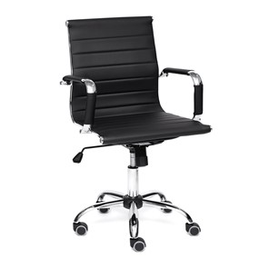 Компьютерное кресло URBAN-LOW кож/зам, черный, арт.14460 в Глазове