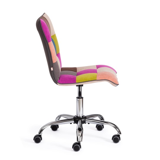 Компьютерное кресло ZERO (спектр) ткань, флок, цветной арт.15370 в Глазове - изображение 1