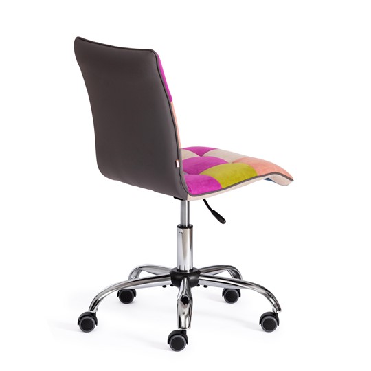 Компьютерное кресло ZERO (спектр) ткань, флок, цветной арт.15370 в Глазове - изображение 2
