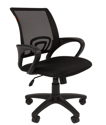 Кресло компьютерное CHAIRMAN 696 black Сетчатый акрил DW62 черный в Глазове - изображение