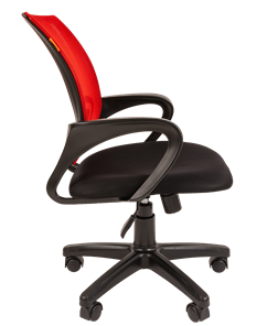 Компьютерное кресло CHAIRMAN 696 black Сетчатый акрил DW69 красный в Глазове - предосмотр 1