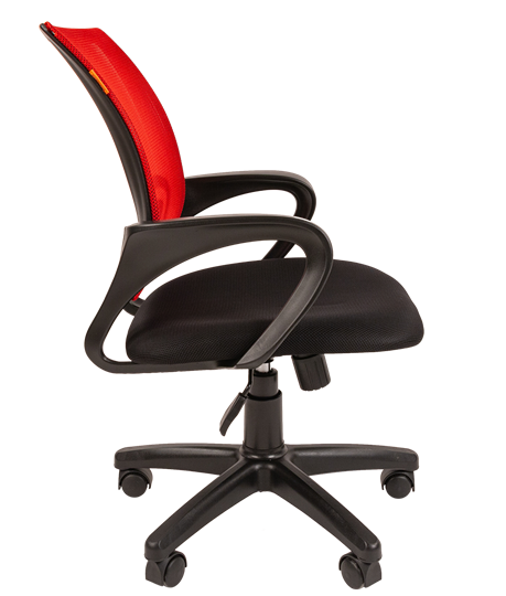 Компьютерное кресло CHAIRMAN 696 black Сетчатый акрил DW69 красный в Сарапуле - изображение 1