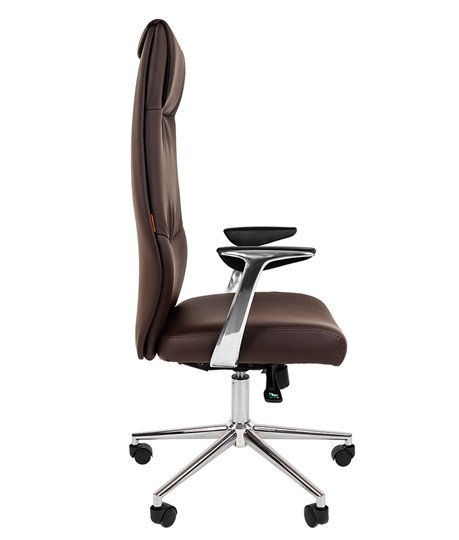 Офисное кресло CHAIRMAN Vista Экокожа премиум коричневая (vista) в Глазове - изображение 4