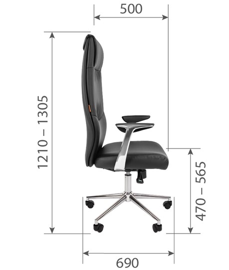 Офисное кресло CHAIRMAN Vista Экокожа премиум коричневая (vista) в Ижевске - изображение 6