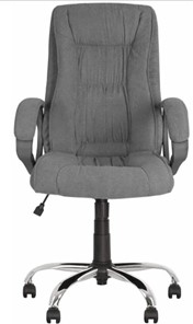 Кресло для офиса ELLY (CHR68) ткань SORO-93, серая в Глазове