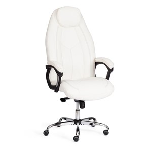 Офисное кресло BOSS Lux, кож/зам, белый, арт.21152 в Ижевске