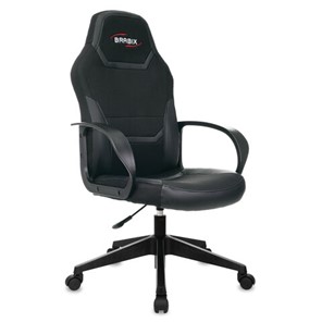 Офисное кресло BRABIX "Alpha GM-018", ткань/экокожа, черное, 532636, GM-018_532636 в Глазове