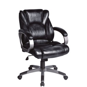 Офисное кресло BRABIX "Eldorado EX-504", экокожа, черное, 530874 в Глазове