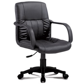 Офисное кресло BRABIX "Hit MG-300", с подлокотниками, экокожа, черное, 530864 в Сарапуле