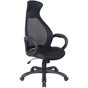 Офисное кресло Brabix Premium Genesis EX-517 (пластик черный, ткань/экокожа/сетка черная)   531574 в Глазове