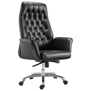 Офисное кресло BRABIX PREMIUM "Legacy EX-750", синхромеханизм, алюминий, экокожа, черное, 532492 в Глазове