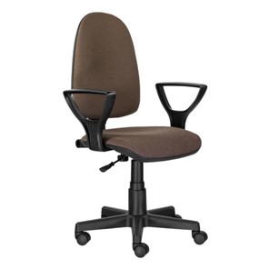 Офисное кресло Brabix Prestige Ergo MG-311 (регулируемая эргономичная спинка, ткань, коричневое) 531875 в Глазове