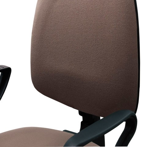 Офисное кресло Brabix Prestige Ergo MG-311 (регулируемая эргономичная спинка, ткань, коричневое) 531875 в Сарапуле - изображение 4