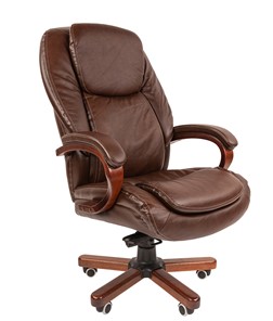 Офисное кресло CHAIRMAN 408, коричневый в Ижевске
