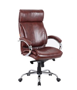 Кресло офисное CHAIRMAN 423 Экокожа коричневая в Ижевске - предосмотр