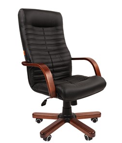 Кресло офисное CHAIRMAN 480 WD, экокожа, цвет черный в Ижевске