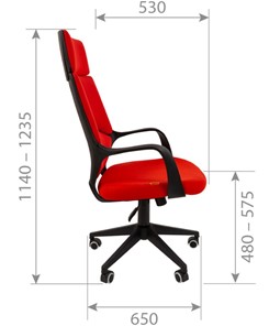 Кресло компьютерное CHAIRMAN 525, серое в Глазове - предосмотр 2
