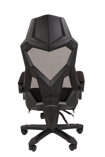 Офисное кресло CHAIRMAN 571 с подставкой для ног , Сетчатый акрил черный / Полиэстер черный в Ижевске - изображение 4