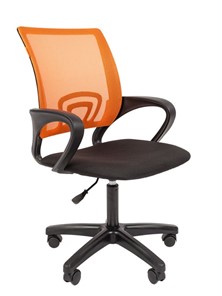Кресло CHAIRMAN 696 black LT, оранжевый в Сарапуле