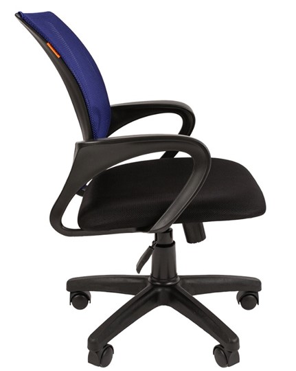Офисное кресло CHAIRMAN 696 black Сетчатый акрил DW61 синий в Глазове - изображение 2