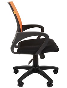 Офисное кресло CHAIRMAN 696 black Сетчатый акрил DW66 оранжевый в Глазове - предосмотр 5