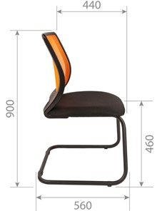 Кресло офисное CHAIRMAN 699V, цвет черный в Сарапуле - предосмотр 2