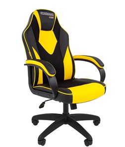 Компьютерное кресло CHAIRMAN GAME 17, цвет черный /желтый в Сарапуле