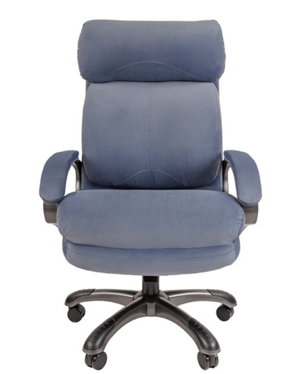 Кресло CHAIRMAN HOME 505, велюр голубое в Ижевске - изображение 3