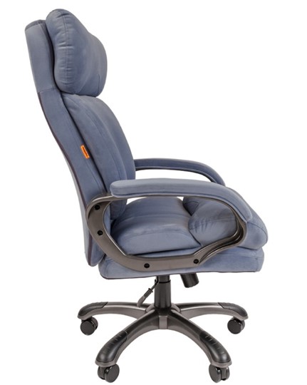 Кресло CHAIRMAN HOME 505, велюр голубое в Ижевске - изображение 4